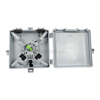 Caja de Distribución de Fibra Óptica NAP FIBERVISION Ti01F FTTH, Caja Terminal de Fibra, Divisor ODB, Conectores SC/LC/FC/ST, PC+ABS