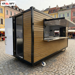 Cafetería en Contenedor Marítimo, Quiosco de Café - Diseño Prefabricado Contemporáneo, Construcción de Acero Resistente - Product Image 3