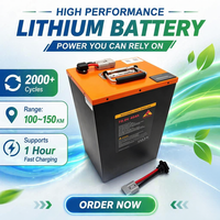 Batterie au lithium pour moto électrique à longue durée de vie, en promotion : 72V 40Ah, 50Ah, 60Ah, 48V 75Ah, 60V 80Ah