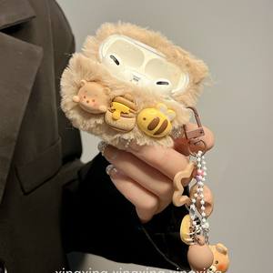 Étui en TPU DIY pour écouteurs de 2e/3e/4e génération, motif ours en peluche mignon INS, pot de miel, dessin animé - Product Image 5