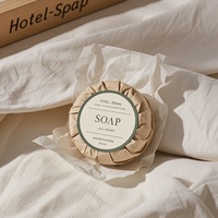 Barres de savon rondes pour hôtels Divers parfums Ensembles de savon shampooing de luxe Articles de toilette cinq étoiles pour hôtels pour des équipements haut de gamme