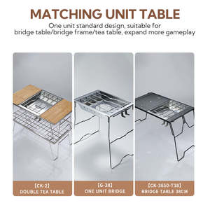 Soporte Plegable <span class=keywords><strong>para</strong></span> Estufa de Campingmoon, de Acero Inoxidable Plateado, <span class=keywords><strong>para</strong></span> Hornear al Aire Libre, Parrilla <span class=keywords><strong>para</strong></span> Estufa de <span class=keywords><strong>Gas</strong></span> - Product Image 5