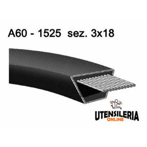 V-Belt section 13x8 A60-1525 - Product Image 1