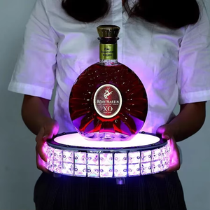 Espositore per bottiglie di vino a LED con diamante di cristallo con supporto XO per vino vino Champagne VIP servizio glorificatore decorazione presentatore - Product Image 6