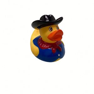 Cowboy Cross-Border Children's <b>Bath</b> Plastic Yellow Water Play Toy Wholesale Squeaky Floating Little Duck - Product Image 4