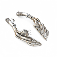 Header Manifold Knalpot Stainless Steel T304 dengan Sambungan Fleksibel untuk Audi R8 V10 5.2L 2010-2019 Peningkatan Performa Mobil Cocok dengan Original
