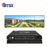 Épisseur vidéo matériel FPGA 8K pour mur vidéo, 2 entrées 8 sorties, prend en charge plusieurs configurations de fusion et le trafic en cascade multi-appareils