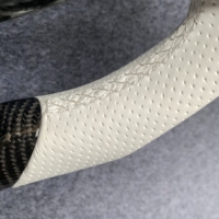 Volant en fibre de carbone véritable et cuir avec éclairage LED pour Infiniti 2007-2015 G37/G37x Sedan/G25/Q40