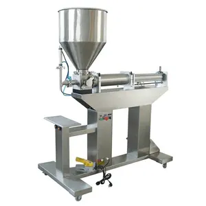 Professional Manufacturing Large Volume Hopper Manual/Auto Piston Paste Filling Machine