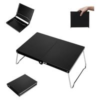 Table de pique-nique pliante compacte pour camping, randonnée, plage, barbecue, pêche, avec sac de rangement