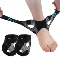 Sangle de protection de cheville sportive personnalisée, manchon respirant pour la protection de l'articulation de la cheville, conception à talon ouvert, protection respirante de la cheville