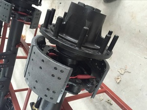 Nhiệm Vụ Nặng Nề Bán Xe Tải Trailer Hệ Thống Treo Trục Sau Kit 11T Giường Thấp Bảo Trì Miễn Phí Trục Xe Tải Trailer Trục - Product Image 2