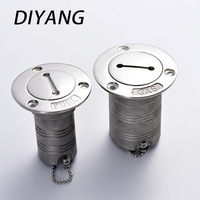 Couvercle de trappe de réservoir de carburant/eau en acier inoxydable 316 à clé, petit format, pour camping-car et yacht, accessoire de quincaillerie marine Wudi Shandong