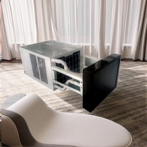 เครื่องปรับอากาศแบบไฮบริดพลังงานแสงอาทิตย์ Olyair สำหรับหน้าต่าง  ระบบทำความเย็น/ทำความร้อน ประหยัดพลังงานระดับ A เหมาะสำหรับใช้ในบ้านและโรงแรม - Product Image 3