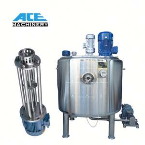 Mezcladora de 100 Litros de Acero Inoxidable para Detergentes Líquidos, Cosméticos, con Engranajes de Molienda y Mezcla para Plantas de Fabricación - Product Image 2