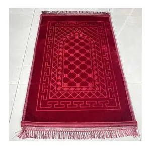 Alfombra de espuma viscoelástica suave y gruesa, conjunto de regalo musulmán, alfombra de oración