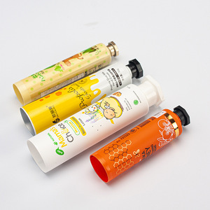 Tubo de aluminio cosmético personalizado de fábrica con tubo de crema de manos con cubierta de anís 25ml 30ml 50ml - Product Image 3