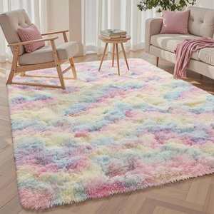 Tapis de salon modernes doux et moelleux, tapis touffetés, grands tapis shaggy pour salon - Product Image 3