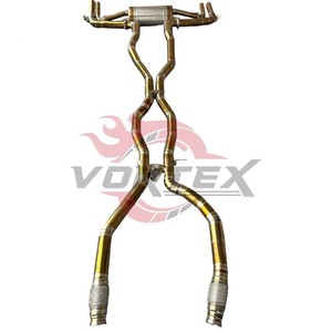 Escape Catback de Titanio Grado 5 Vortex para Mercedes-Benz AMG GLE 63 S 4.0T V8 2023-2026, Sonido Agresivo Ligero - Product Image 2