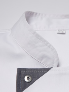 Vêtements de travail pour chef d'hôtel, manches courtes, unisexe, polyester/coton, vestes de chef pour hommes et femmes, uniformes de pâtisserie pour restaurant occidental - Product Image 4