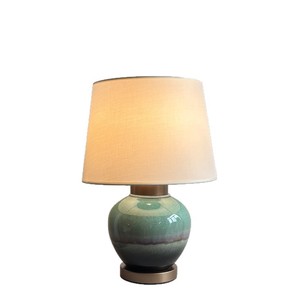 Lámpara de Mesa de Cerámica Estilo Wabi Sabi, E27 LED, Cuidado de la Vista, para Dormitorio, Sala de Estar, Estudio - Product Image 5