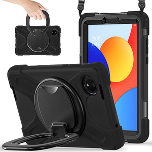 Per Xiaomi Redmi Pad SE 4G 8.7 pollici in silicone antiurto maniglia cavalletto rotante robusta custodia cover con tracolla - Product Image 1