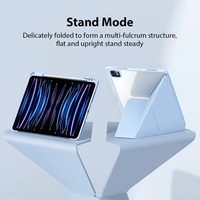 IPad için Pro 11 inç 2024 akrilik TPU y-fold çok fonksiyonlu koruyucu iPad kılıfı hava 5 4 Mini 6 8th 7th 10.2 10.5 kapak