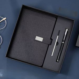Custom Diary PU Leather Notebook Journal for Gift Business Anniversary Gift Promotional Pen <b>Note</b> <b>Book</b> Umbrella Corporate Set - Product Image 5