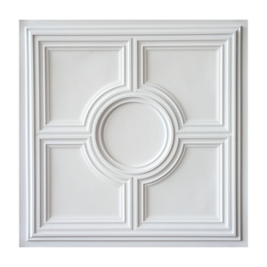 PL37 Blanc Mat Bureau Centre Commercial Cuisine Salle de Bain Carreaux de <span class=keywords><strong>Plafond</strong></span> en <span class=keywords><strong>PVC</strong></span> Imperméable Panneaux Muraux Gaufrés pour Hôtel Plafonds Artistiques - Product Image 1