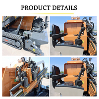 Machine de forage directionnel horizontal portable Goodeng GS150-LS 15t pour l'installation de câbles