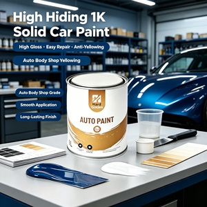 Peinture automobile solide 1K haute couvrance, facile à réparer, anti-décoloration  Peinture de finition automobile anti-jaunissement pour atelier de carrosserie - Product Image 5