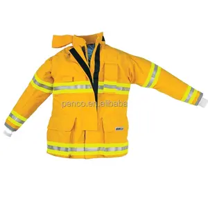 Trajes <span class=keywords><strong>de</strong></span> rescate <span class=keywords><strong>de</strong></span> <span class=keywords><strong>bombero</strong></span>, pantalones retardantes <span class=keywords><strong>de</strong></span> fuego, <span class=keywords><strong>amarillo</strong></span>, 4 capas, transpirables, uniformes - Product Image 1