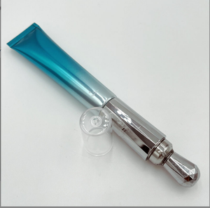 Tubo applicatore personalizzato 10ml 15ml 20ml tubo crema per gli occhi con massaggio in metallo testa applicatore di vibrazione - Product Image 6