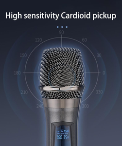Handheld Family KTV Karaoke Mic <b>Microphone</b> Professional Performance Multifunctional Wireless UHF <b>Microphone</b> - Product Image 2