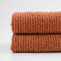 Couverture tricotée en Chenille, plaid doux, avec franges décoratives, pour décoration de maison, lit, canapé, fauteuil