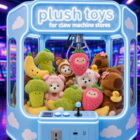 Peluche Papillon Colorée pour Machine à Pinces, Vente en Gros, Animaux en Peluche en Gros, Prix de Jeu d'Arcade, Recharges pour Machines à Grue pour Enfants