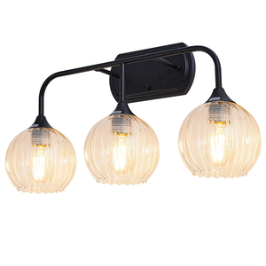 New Arrival High Performance 40W 3-<b>Light</b> Dimmable LED Mirror Modern <b>Wall</b> <b>Light</b> Living Room Bathroom Vanity Black 3-Year Warranty - Product Image 6