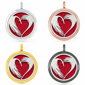 <span class=keywords><strong>Pendentif</strong></span> <span class=keywords><strong>diffuseur</strong></span> d'huiles essentielles et de parfum en gros, diamètre 30 mm, avec 5 tampons offerts - Product Image 4