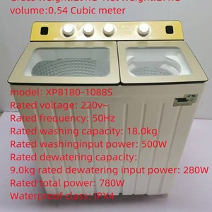 Twin Tub <b>Washer</b> 18Kg Capacity 220V 50Hz With Spin Dry Function For Household Use - Product Image 3