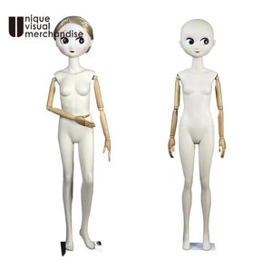 Haute qualité réaliste poupées grosse tête <span class=keywords><strong>Mannequin</strong></span> mignon corps complet en fibre de verre fenêtre femme <span class=keywords><strong>Mannequin</strong></span> pour vêtements fenêtre affichage - Product Image 1