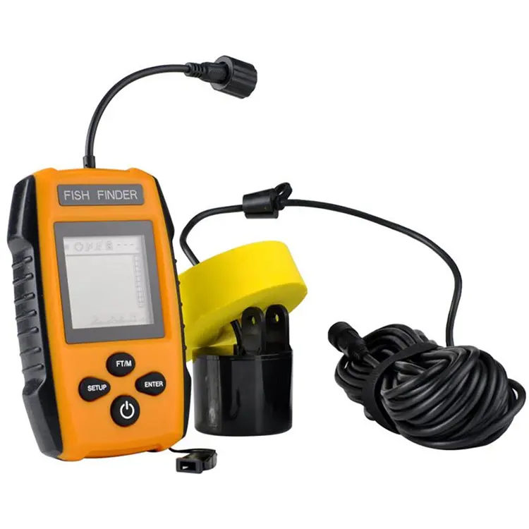 Dieper Carip Smart Side Afbeelding Mini Transducer Draadloze Lowrance Fishfinder Combo Met Virtuview Display