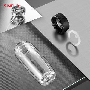 SIMELO 270ML <span class=keywords><strong>affari</strong></span> <span class=keywords><strong>di</strong></span> tè separazione doppio strato termostabilità in vetro tazza per fare il tè tazza con filtro per il tè - Product Image 4