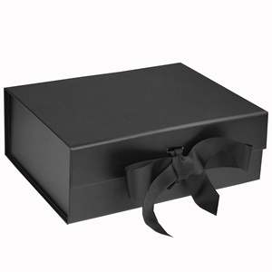 Caja de Regalo de Cartón Rígido Plegable Grande con Logotipo Personalizado de Lujo para Zapatos - Product Image 4