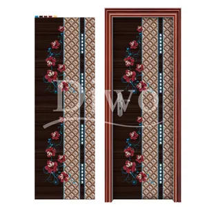 Diwo традиционный дизайн рисунка для двери Горячее тиснение фольгой печатной пленки