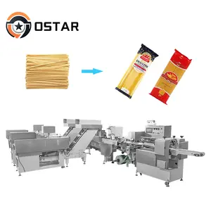 Empaquetadora de corte de pasta Espagueti de fideos secos frescos multifunción completamente automática