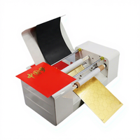 Imprimante numérique à feuille entièrement automatique 360D haut de gamme pour estampage à chaud personnalisé, impression de feuilles de dorure pour invitations en papier