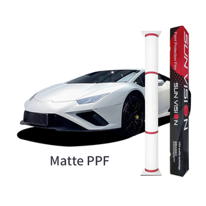 Mat PPF 1. 52X1.5 m/rouleau Anti-choc brillant brillant et mat auto-adhésif <span class=keywords><strong>Transparent</strong></span> PPF TPU Film <span class=keywords><strong>de</strong></span> Protection <span class=keywords><strong>de</strong></span> peinture <span class=keywords><strong>de</strong></span> voiture - Product Image 1