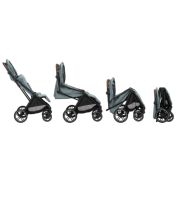 Poussette Bebeconfort de la naissance à 22 kg, adaptateurs pour siège auto inclus, poussette multifonctionnelle pour bébé
