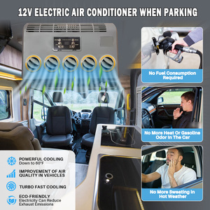 Aire Acondicionado de Estacionamiento de Bajo Voltaje 12V 24V con Apagado Automático para Maquinaria Agrícola, Aire Acondicionado 12V EAC001.12, EAC001.12 Dos Unidades - Product Image 3