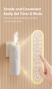 Difusor de Aromas Ultrasónico de 100 ml, de Pared, sin Agua, con Control por Aplicación y Luz LED - Product Image 4